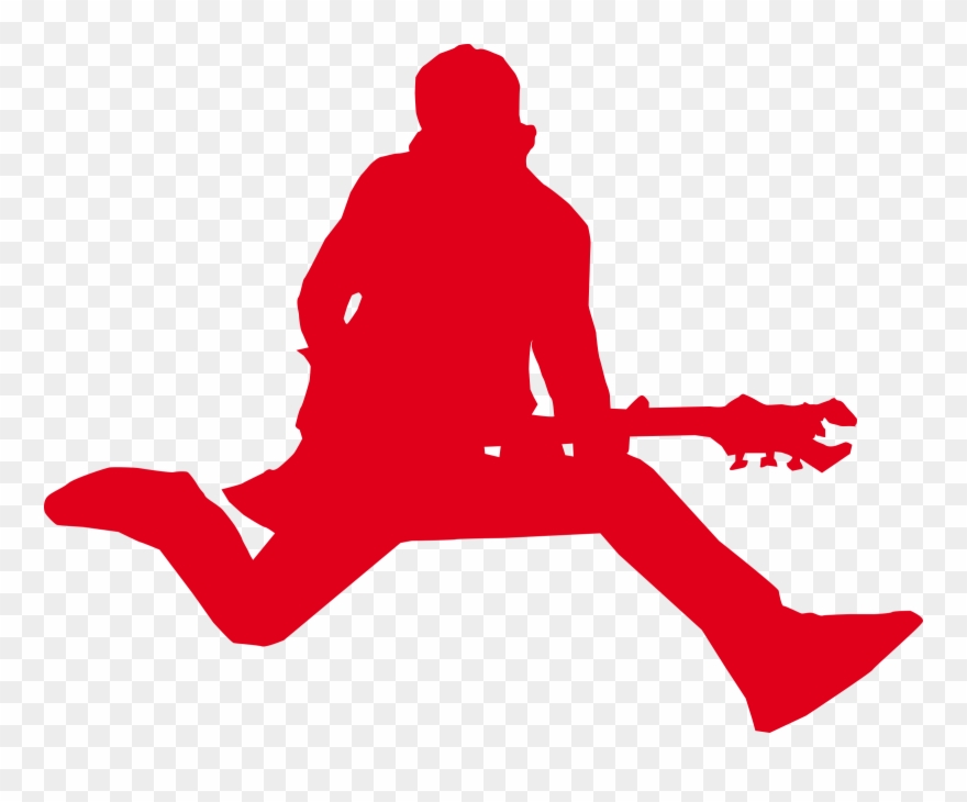 Clipart Rock Star With Guitar Self-defense Clip Art - Rock Star - Png Download