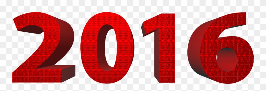 2016 3d Red Png Clipart Imageu200b - Uk Calendar 2019 A4 Transparent Png