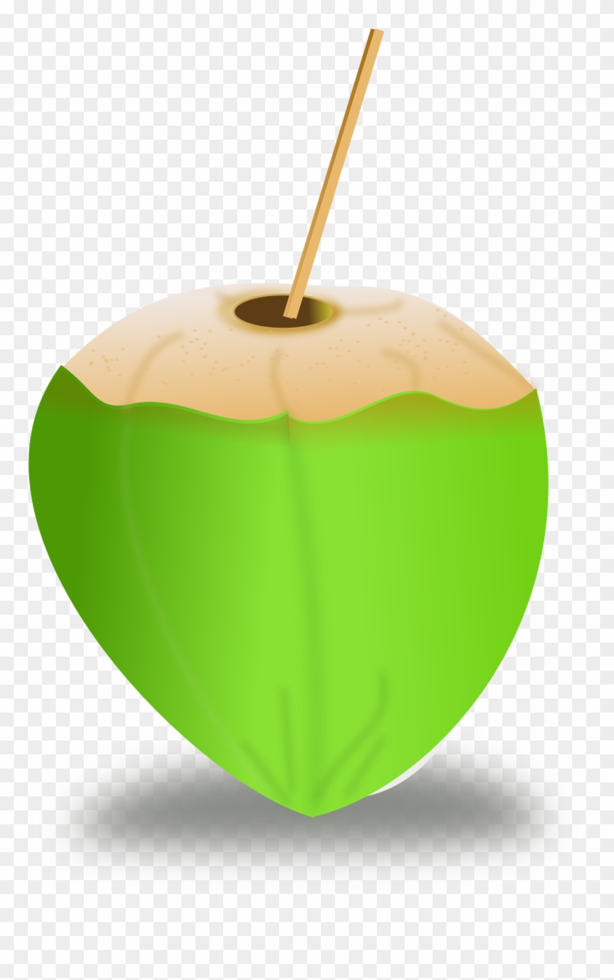 Big Image - Green Coconut Clipart - Png Download
