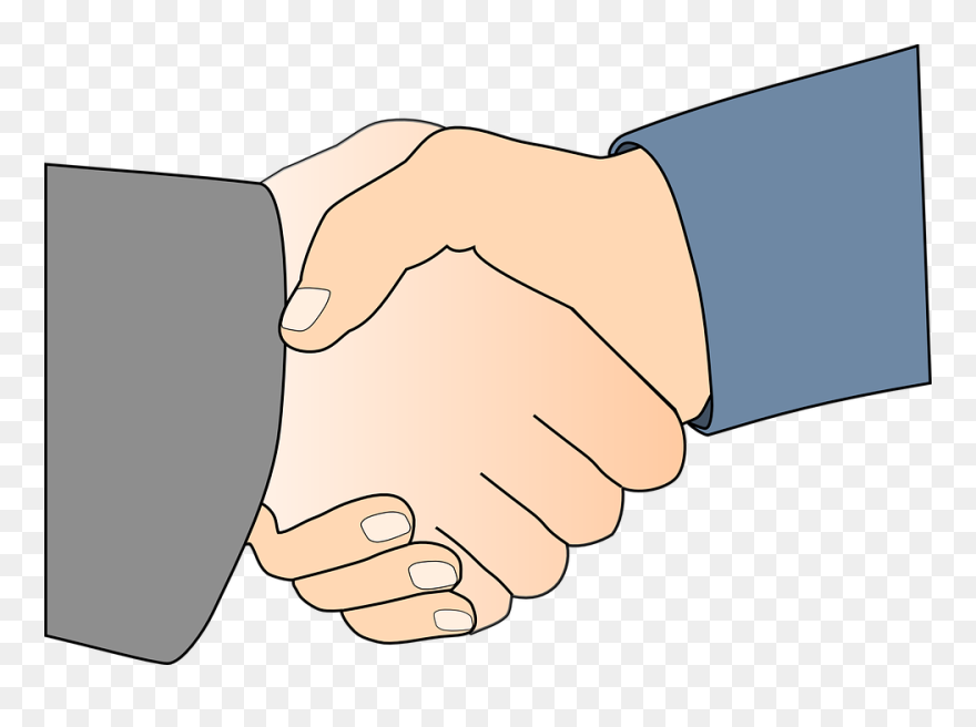Download People Shaking Hands Clip Art Clipart Handshake - People Shaking Hands Clip Art - Png Download