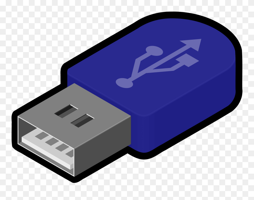 Usb Flash Drives Computer Icons Computer Data Storage - Pendrive Clipart - Png Download