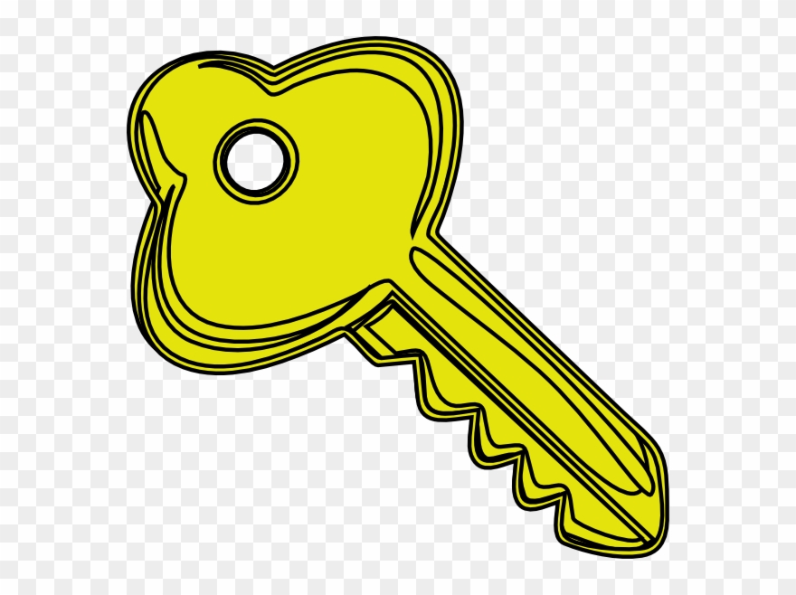 Clip Art Of A Key - Png Download
