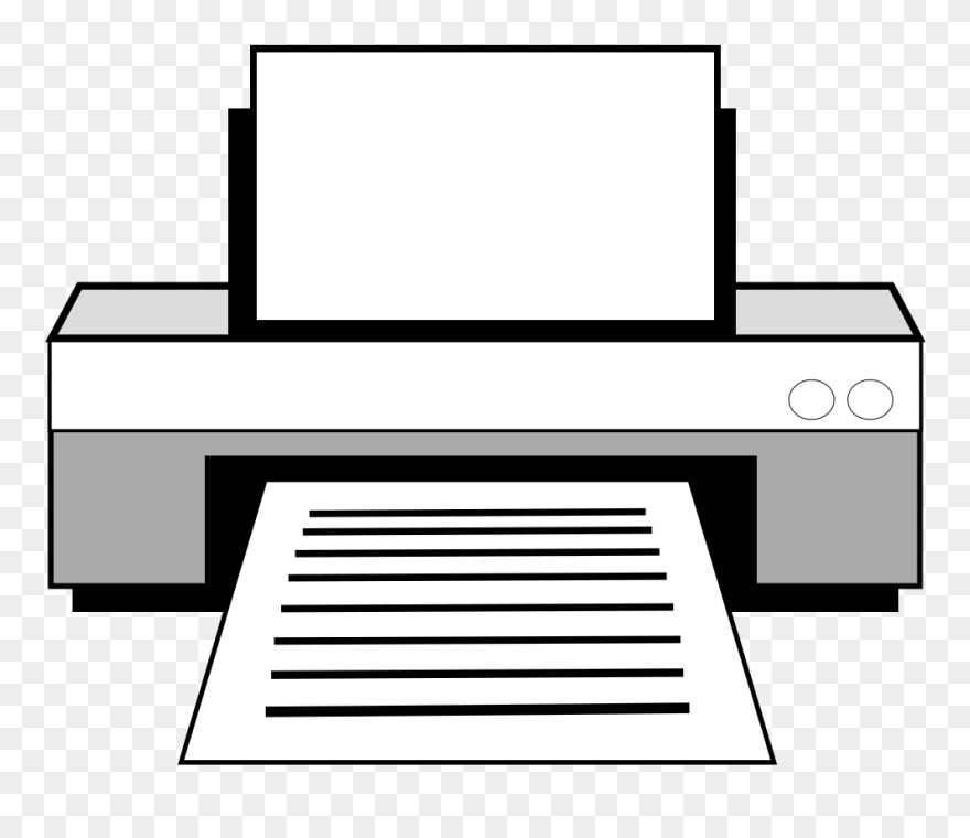 Free Vector Graphic - Computer Printer Clip Art - Png Download