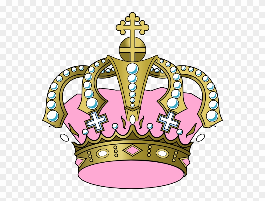 Pink Crown Clipart Clip Art - Corona De Principe Azul - Png Download