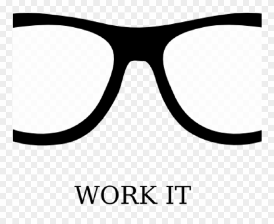 Eyeglasses Clipart Geek Glasses Free To Use Clip Art - Black Geek Glasses Clipart - Png Download