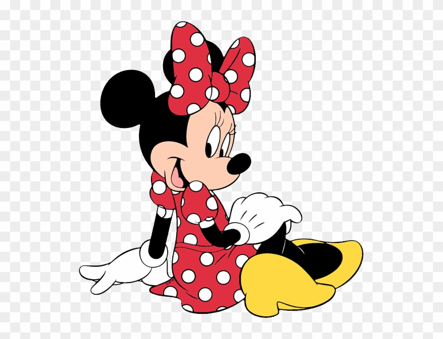 Minnie Back View - Dress Clipart