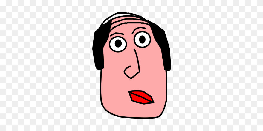 Comb Over And See Me Clipart Png For Web - Cartoon With Comb Over Transparent Png