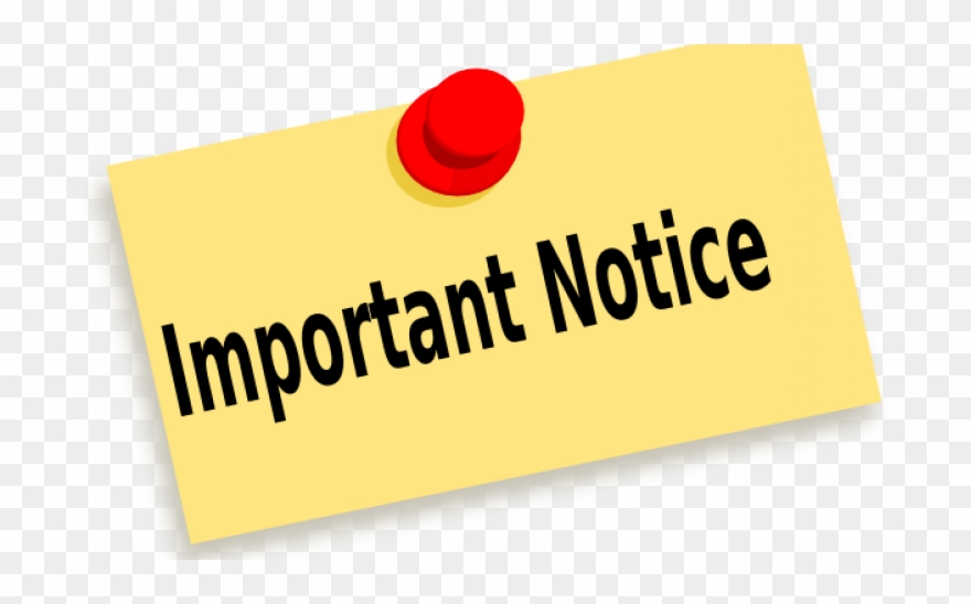 Important Notice Icon Clipart