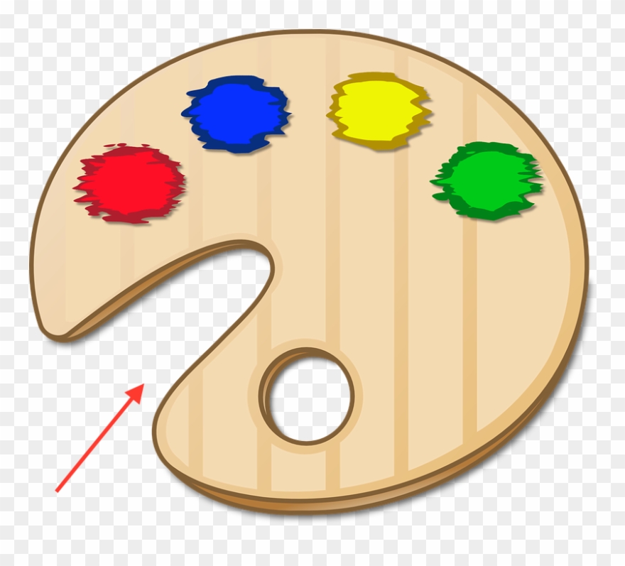 Artist Paint Palette - Paint Clipart Transparent Background - Png Download