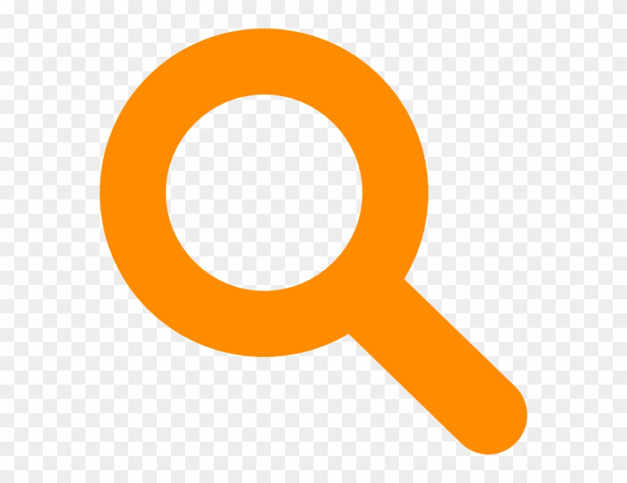 Search Icon Png Orange Clipart