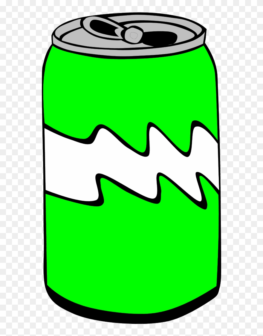Straw Clipart Clip Art - Soft Drink Can Clipart - Png Download