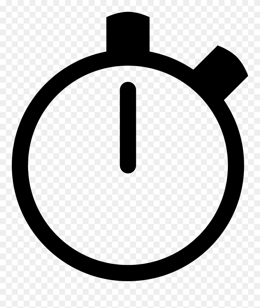 Stop Watch Icon Clip Art At Clker - Stopwatch Clipart - Png Download