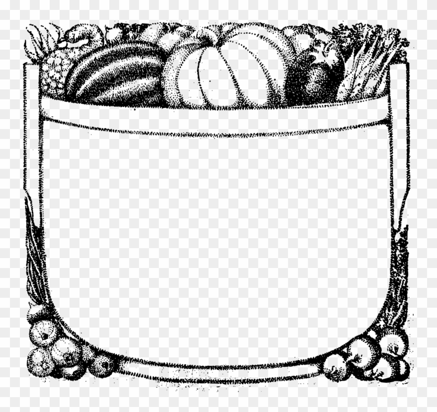 Vegetable Food Word Search Fruit Puzzle - Pumpkin Border Clipart Black And White - Png Download