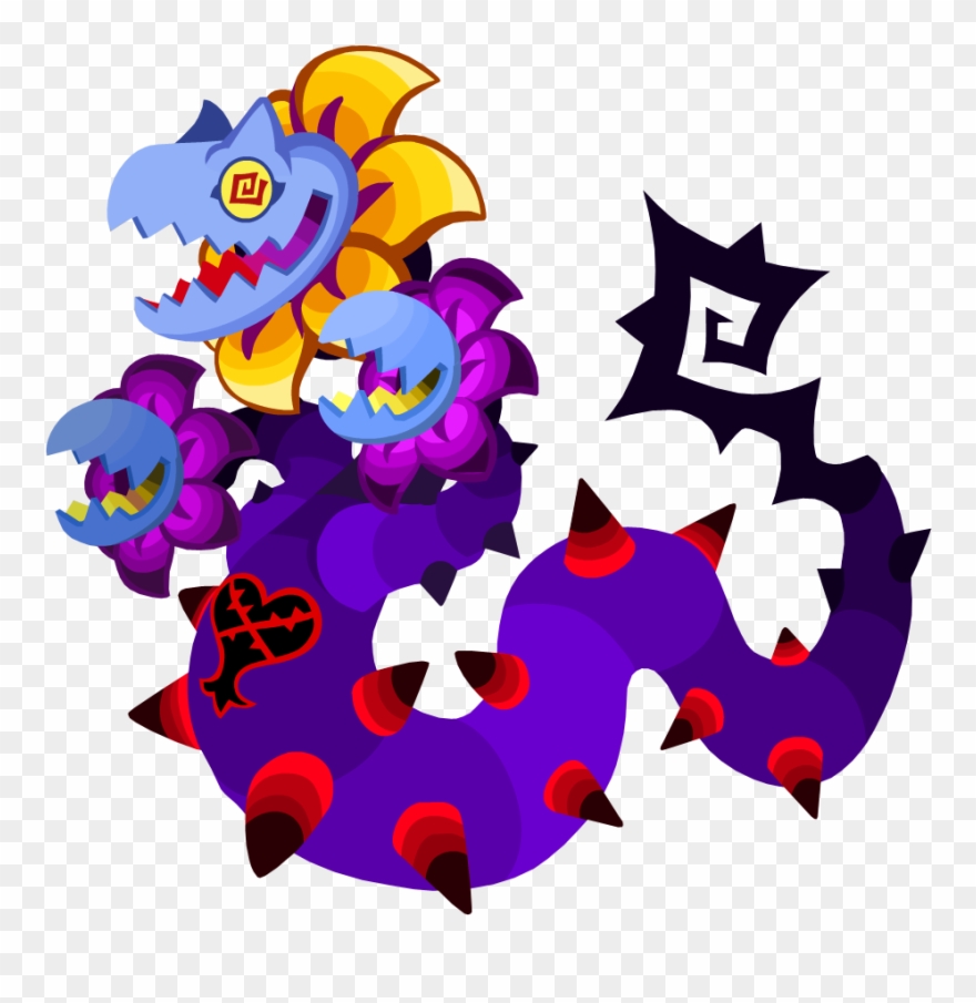 Thorn Snake - - Kingdom Hearts Heartless Boss Clipart