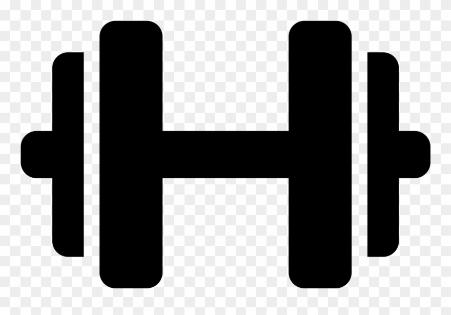 28 Collection Of Dumbbell Clipart Transparent - Dumbbells Icon - Png Download