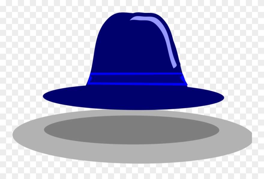 Top Hat Square Academic Cap Cowboy Hat Party Hat - Small Hat Cartoon Clipart