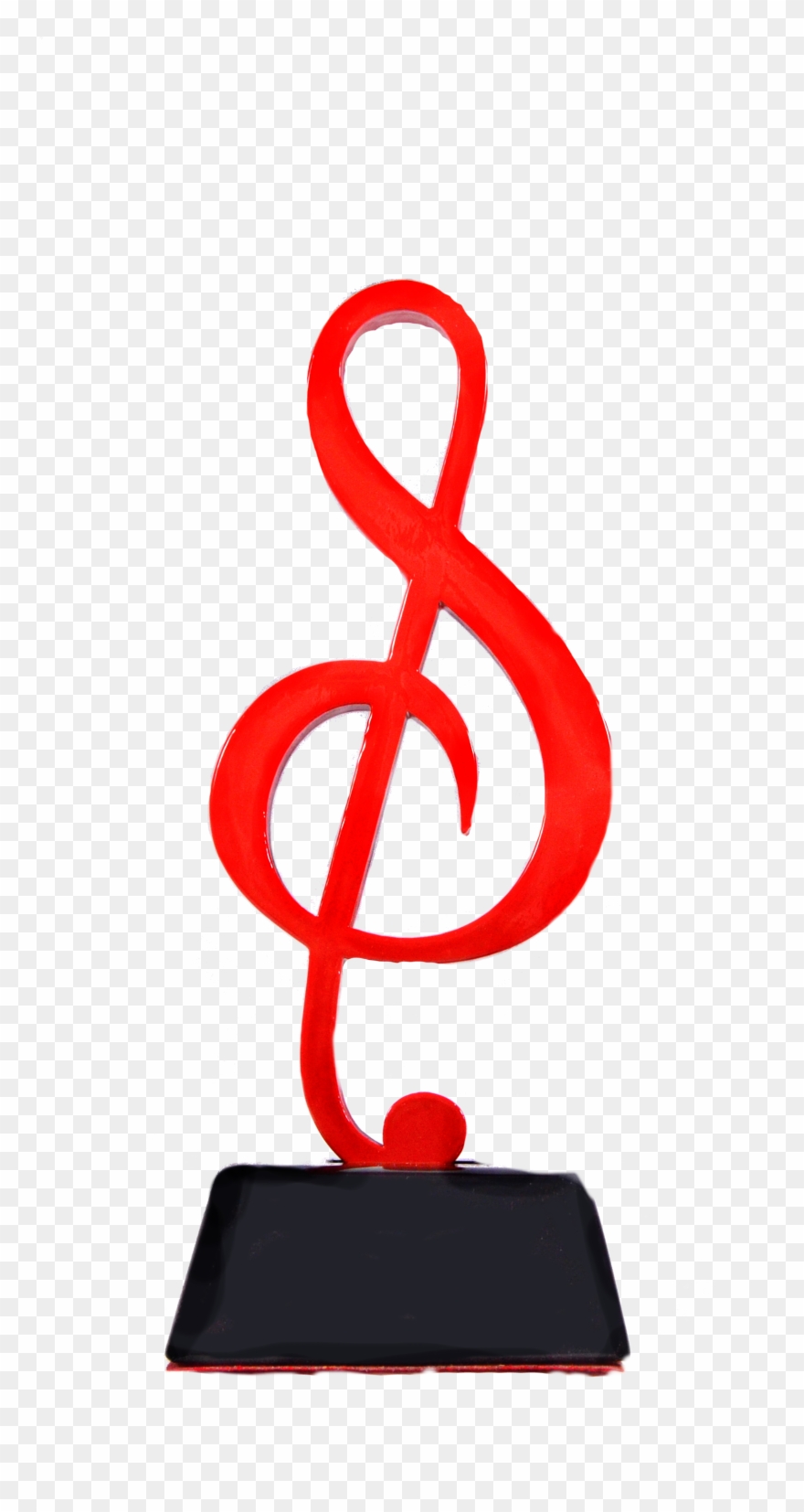 Σαι Red Treble Clef Clipart