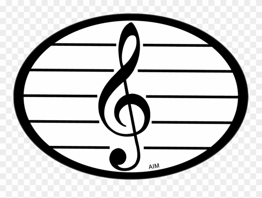 Aim 63507 Magnet - Treble Clef Star Clipart
