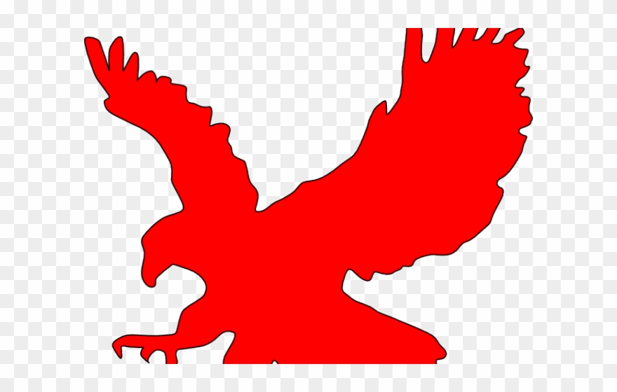 Eagle Clipart Red - Blue Eagle - Png Download