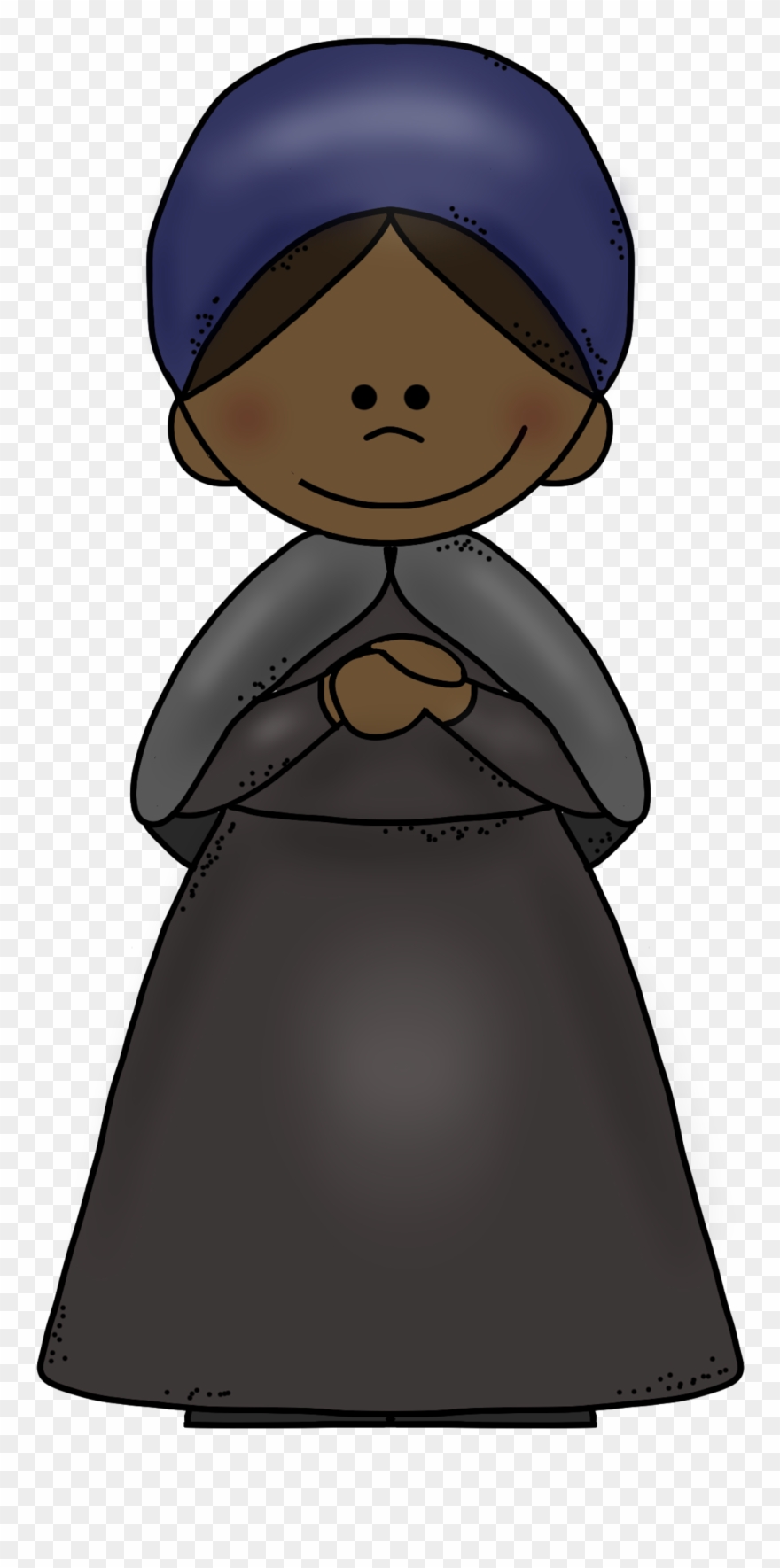 Clip Art Underground Railroad Clip Art - Harriet Tubman Cartoon Easy - Png Download