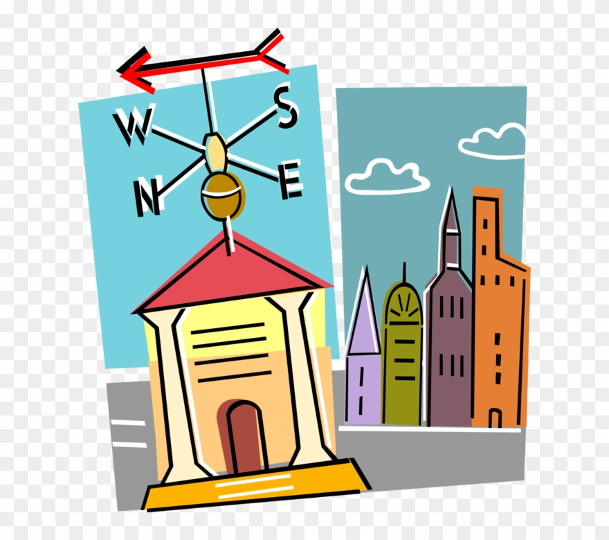 Vector Illustration Of Financial Banking Institution - Illustration Clipart