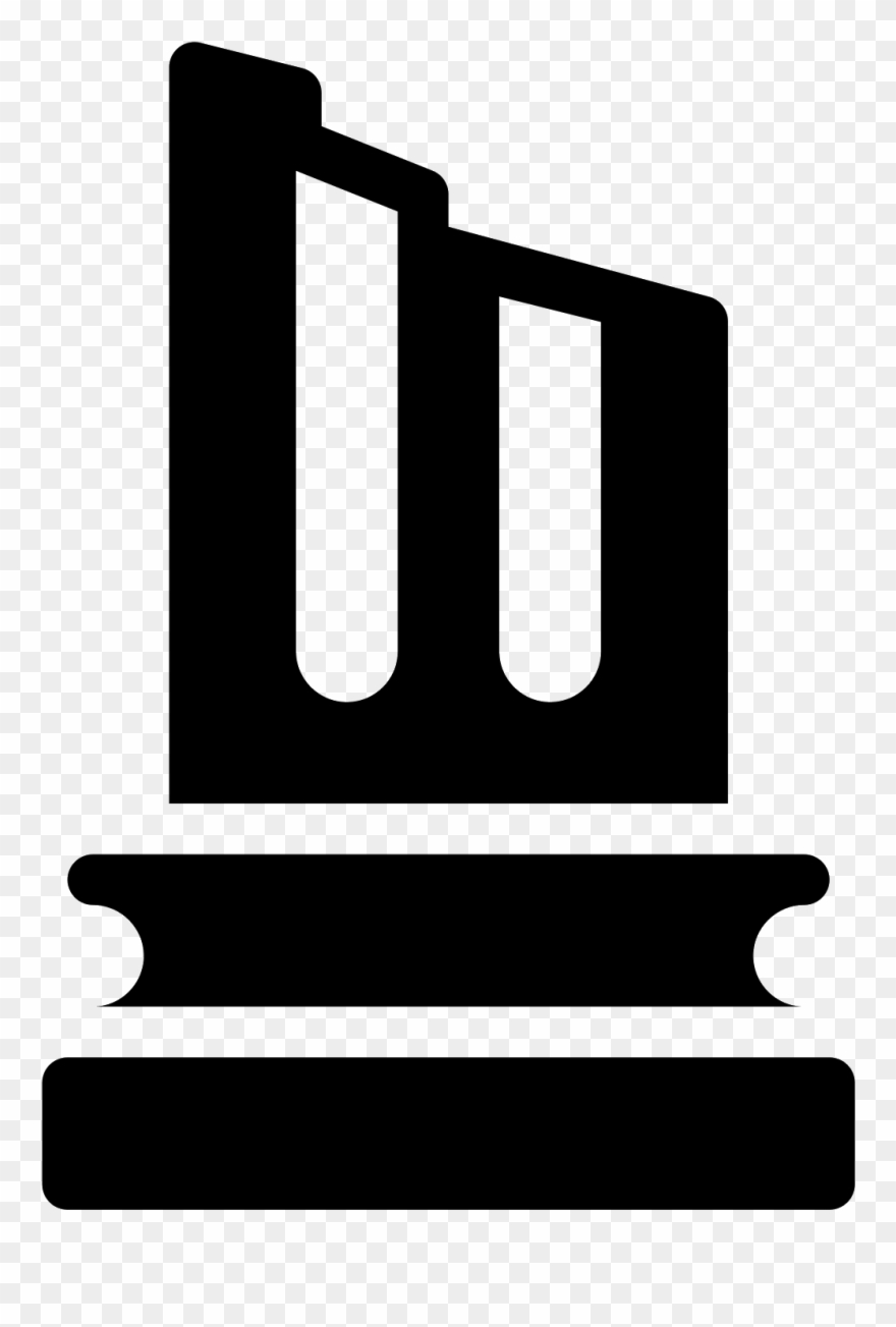 Greek Pillar Base Filled Icon - Icon Clipart