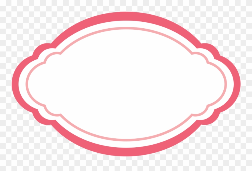 Oval Clipart Oval Clipart Tray Oval Tray Transparent - Frames Corujinha - Png Download