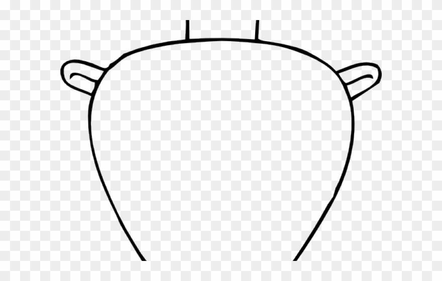 Clipart Royalty Free Library Template Gallery Large - Vase For Coloring Clipart - Png Download