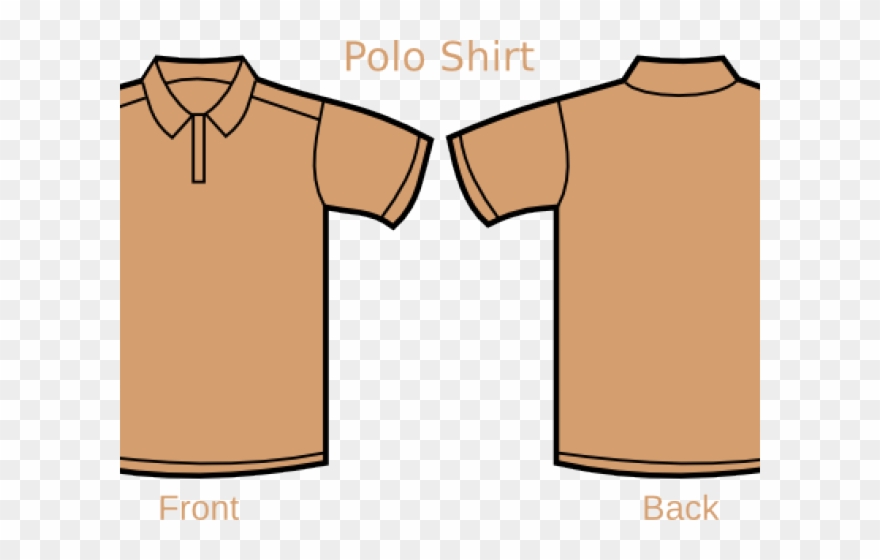 Polo Shirt Clipart Kaos - Polo T Shirt Template - Png Download