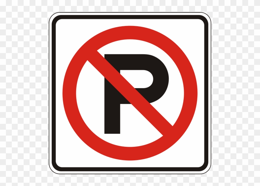 No Parking - Parking Sign Clipart