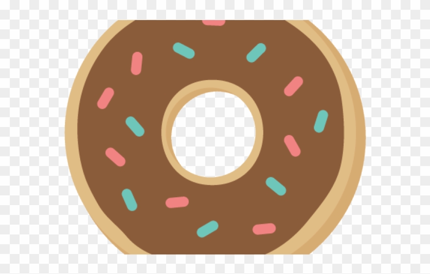 Cute Clipart Donut - Doughnut Clipart Cute Png Transparent Png
