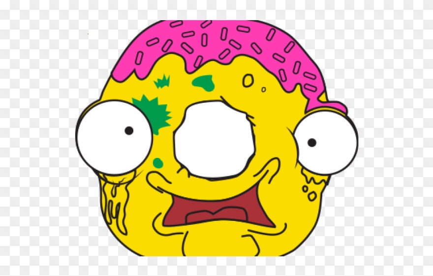 Doughnut Clipart Yellow - Grossery Gang Dodgey Donut - Png Download