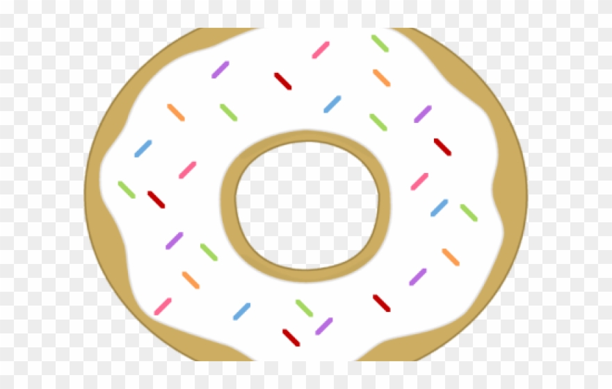 Doughnut Clipart Frosted Donut - Clip Art - Png Download