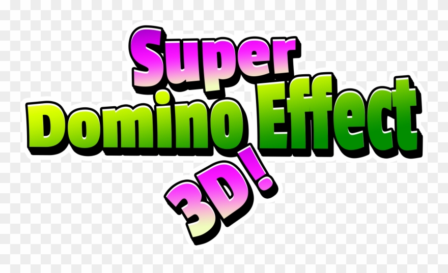 Super Domino Effect 3d - Video Game Clipart