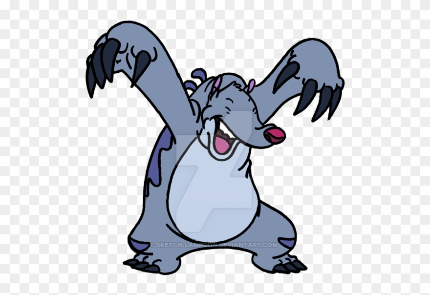 Male Experiment 040 Backhoe - Lilo Y Stitch 001 Sketch Lampoon Clipart