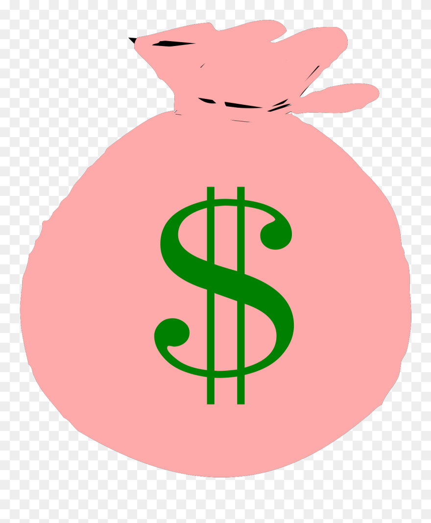 Pink Dollar Sign Png Clipart