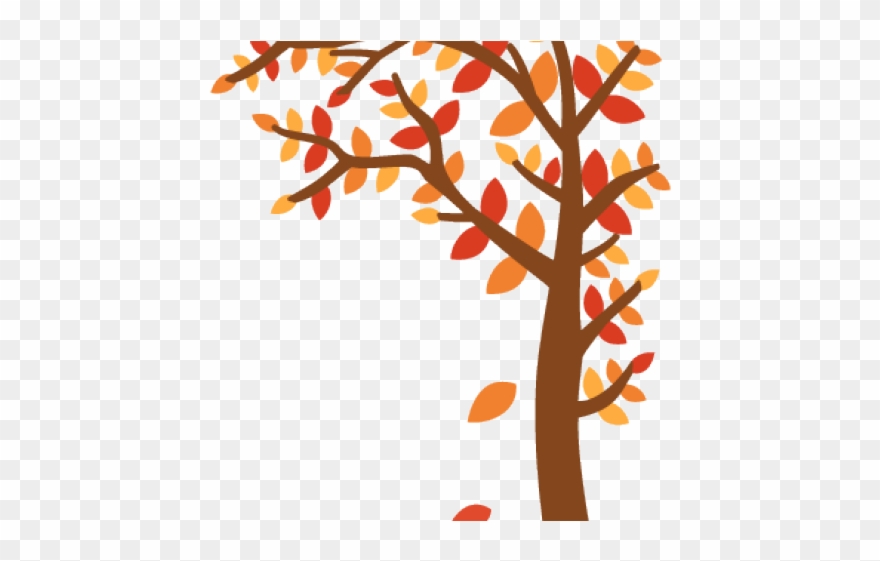 Fall Trees Clipart Fall Trees Clipart 3 X Carwad Net - Clipart Autumn Scrapbooking - Png Download