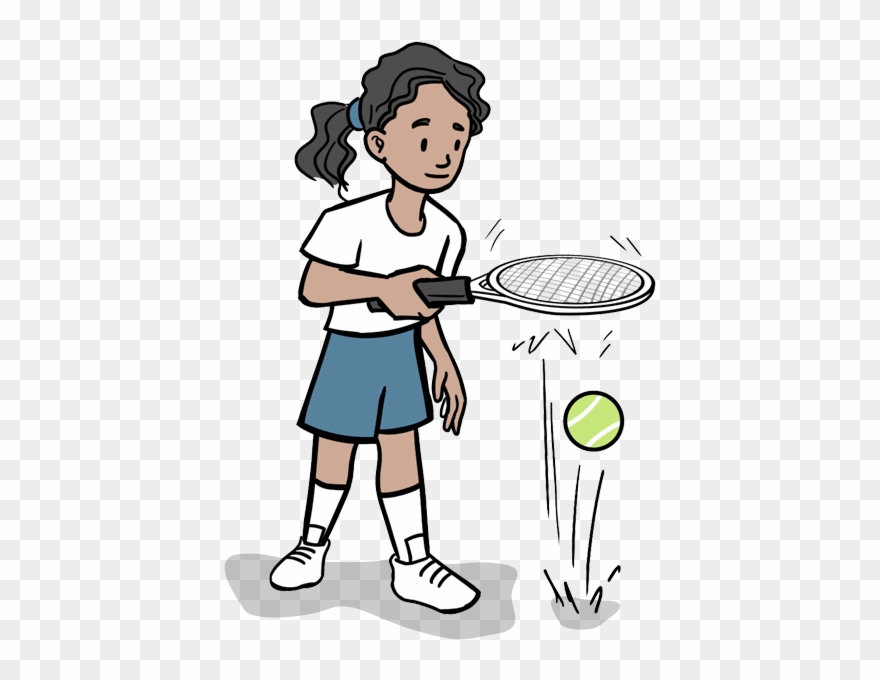 Tennis Tennis - Cartoon Clipart