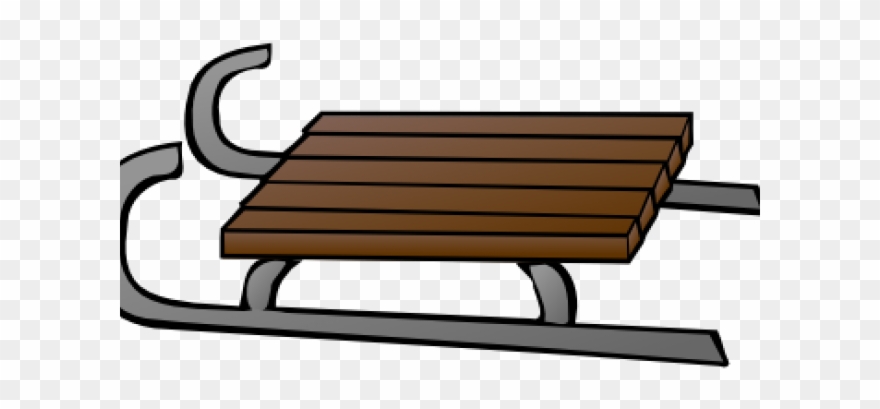 Sleigh Clipart Clip Art - Slee Clipart - Png Download