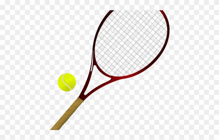 Tennis Racquet Clipart - Balle Et Raquette De Tennis - Png Download