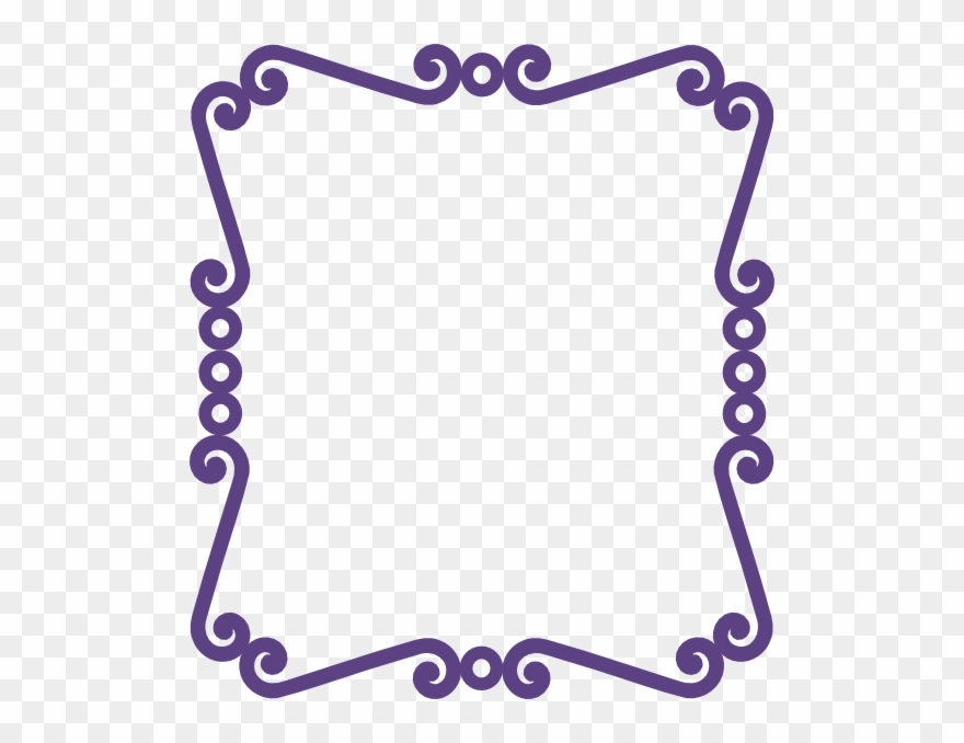 Purple Frame Clipart - Png Download