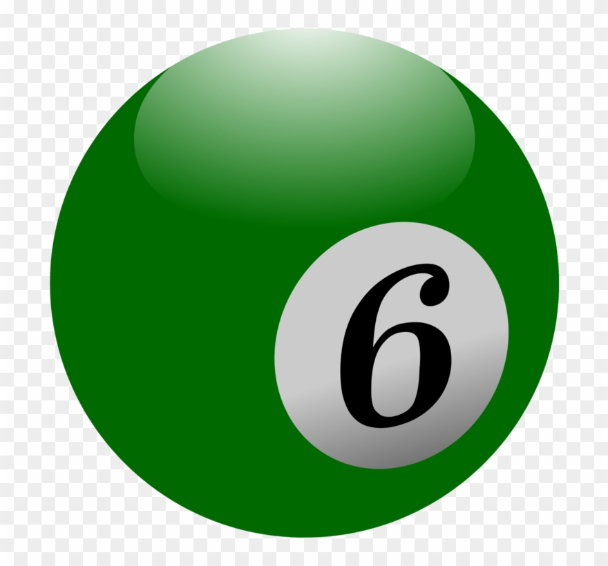 Billiard Balls Eight-ball Billiards Pool - 6ball Pool Clipart