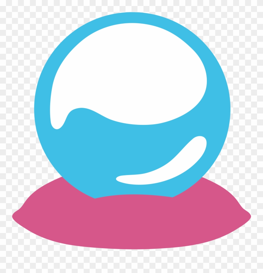 Crystal Ball Emoji Png Clip Download - Emoji With Crystal Ball Transparent Png