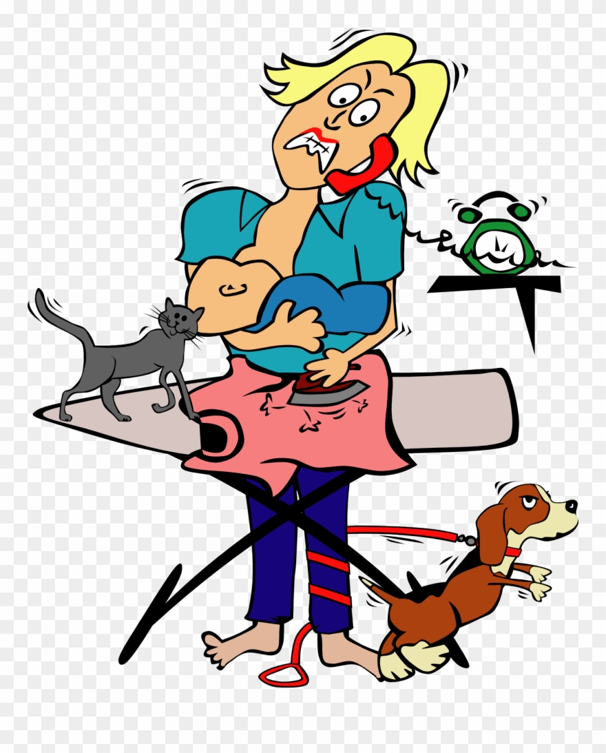 Funny Mothers Day Clipart - Png Download