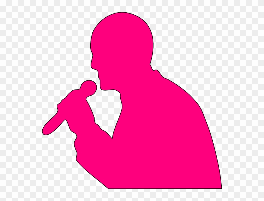 Singing Man Clip Art At Clker Com Vector Clip Art Online - Microphone Clip Art - Png Download