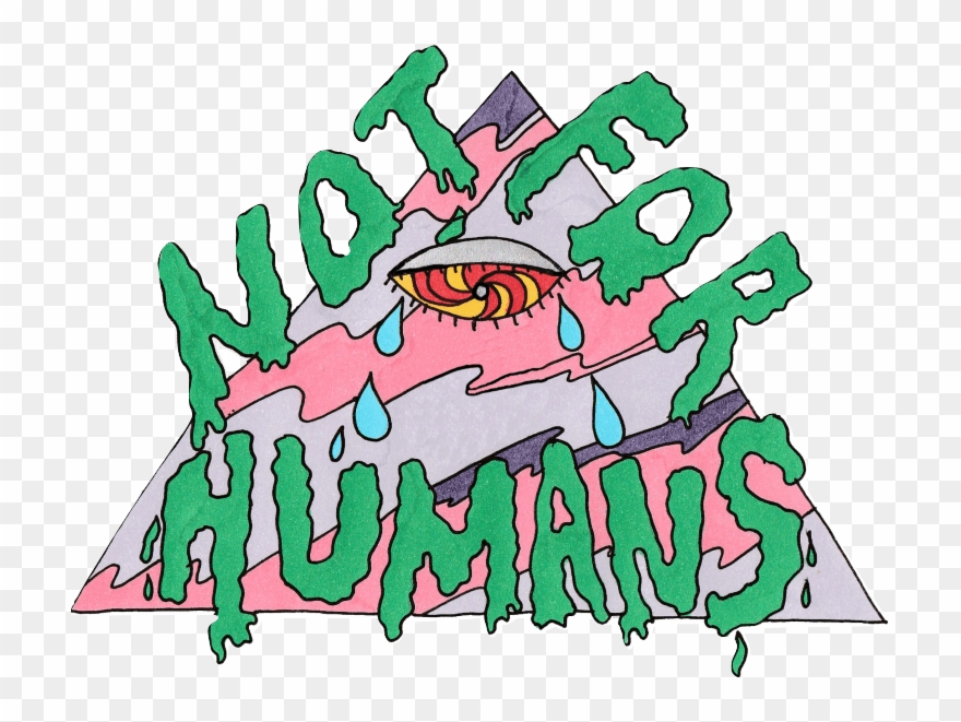 Not For Humans Is An Alternative And Psychedelic Stoner - Illustration Clipart