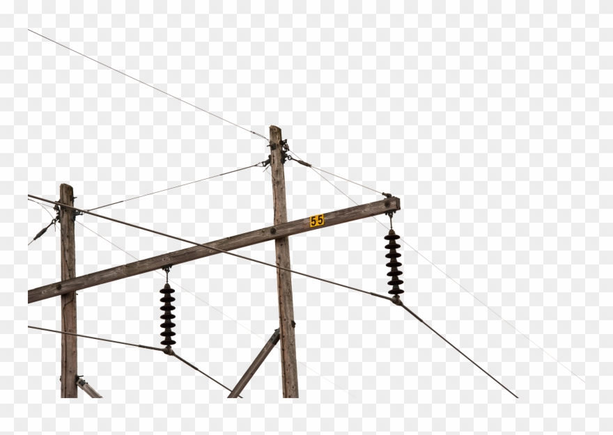 Powerlines - Overhead Power Line Clipart