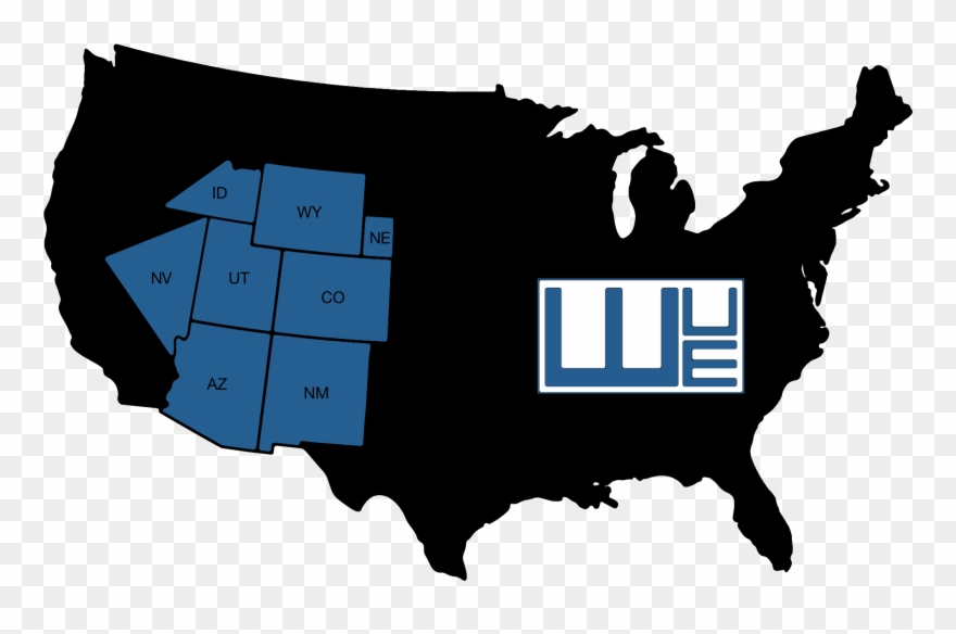 Western United Electric Supply Corporation Is A Member - Lebanon New Hampshire Map Clipart