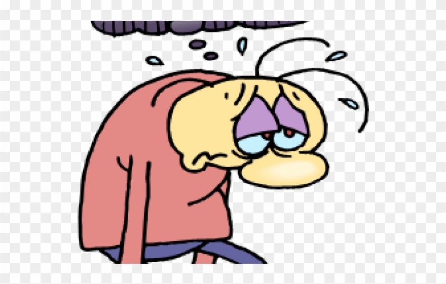 Depression Clipart Depressed Person - Feeling Run Down - Png Download