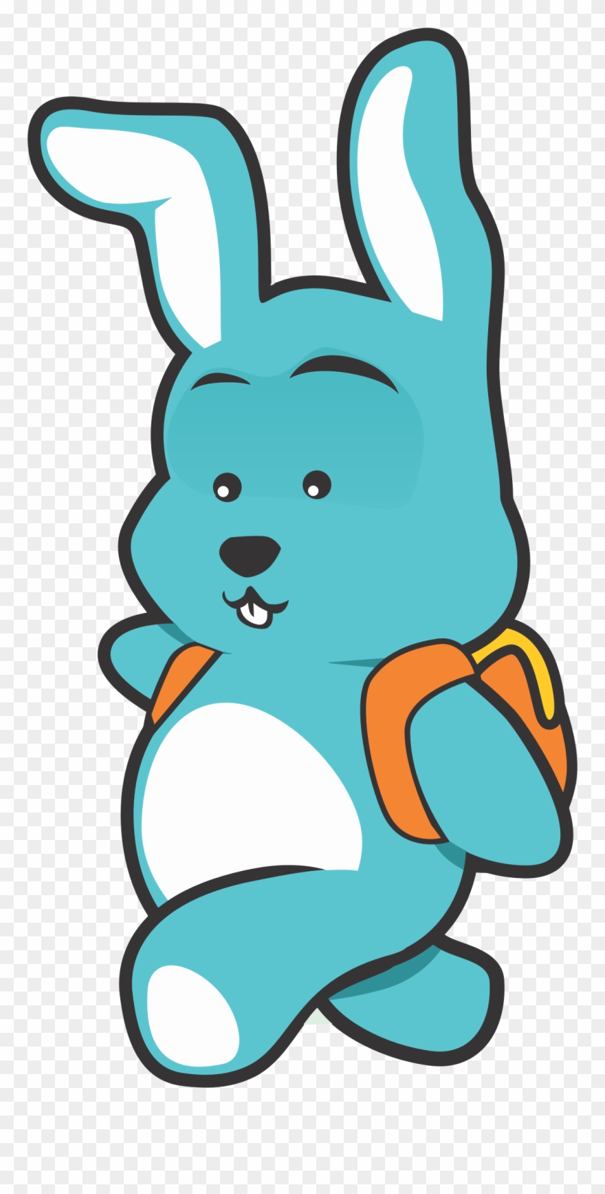 Blue Bunny Big Image Png - Rabbit Clipart
